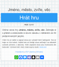 Klasická školní či desková hra v online podobě. Hráči musí napsat slovo podle kategorie dle náhodného výběru písmena z abecedy. Vyhrává hráč, který má největší počet bodů. V online verzi [&hellip;]
